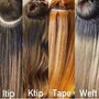 Tape-in hair extensions