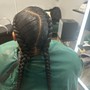 Two Feed in braids