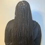 Medium Traditional Box Braids- Butt Length