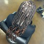 Large Knotless Box Braids