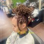 Individual natural hair plaits Medium