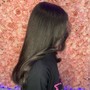 Silk Press long hair