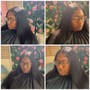 Closure wig install