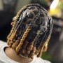 Deluxe wash, retwist, deluxe style