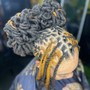 Deluxe wash, retwist, deluxe style