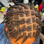 Natural hair Take down braids