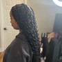 SMedium knotless  Braids - shoulder length