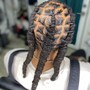 Dreadlocks crochet method