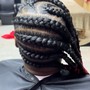 Braided Mohawk or Lemonade Feedin Braids