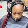 Braided Mohawk or Lemonade Feedin Braids