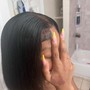 Lace front wig install