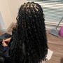 Straight back Braids