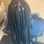 Traditional Box Braids with Frontal