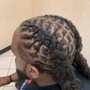 Shampoo, Loc Maintenance (Retwist), Style, and Fade Haircut