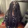 Knotless Braids with beads