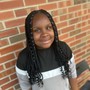 Kid knotless braids 5-12yr old