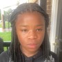 Medium knotless braids