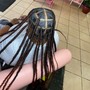 Medium knotless Braids