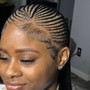 Small knotless braids