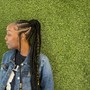 Small or skinny feed in braids