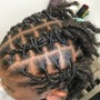 Loc BASIC Loc Style  Clean Hair ($20 + on small Locs)