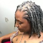 Loc Retwist  Adults 15-up ($10+ for smaller Locs)