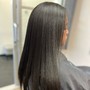 Silk Press- mid back / waist length hair