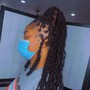 Short loc detox, retwist, style