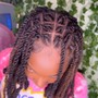 Invisible locs shoulder length- mid back