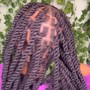 Invisible locs shoulder length- mid back