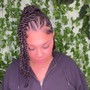 Invisible locs shoulder length- mid back