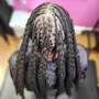 Loc Retwist W/Style (Shoulder Length and Above)