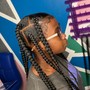 MEDIUM OR LARGE KNOTLESS BRAIDS MID BACK ONLY