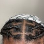 Medium Knotless Braids