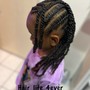 Kids 6 to 12yrs Cornrows Single layer