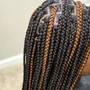 Small bohemian Box Braids