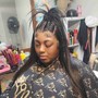 STITCH BRAIDS (cornrows)*2 braids*