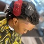 Teens dread lineup/taper etc fade