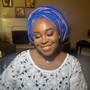 Full Face Make-Up and gele