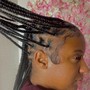 Knotless Goddess Braids (med)