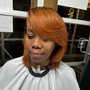 Partial Foil Highlights/ Half head of block color