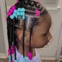 Kids Knotless Braids ( Medium )