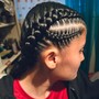 4 stitch braids - full head