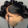 Single Frontal Ponytail Updo