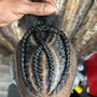 Comb Twist long hair