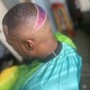 short hair multicolor