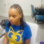 Ponytail Feedin braids