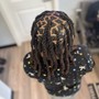 Kid's Butterfly locs( longer than bob length)