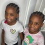 kids braided ponytail