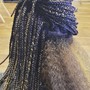 Large knotless Braid take down